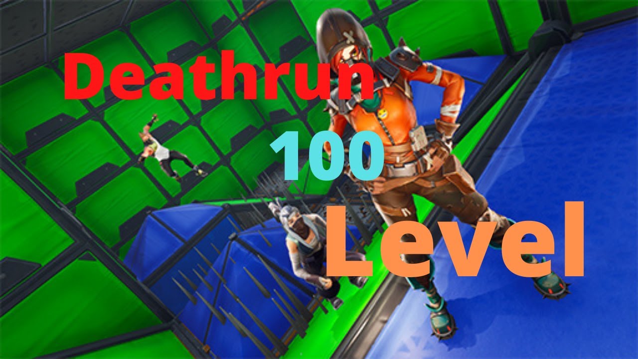 DEATHRUN 100 LEVEL EASY !! - YouTube