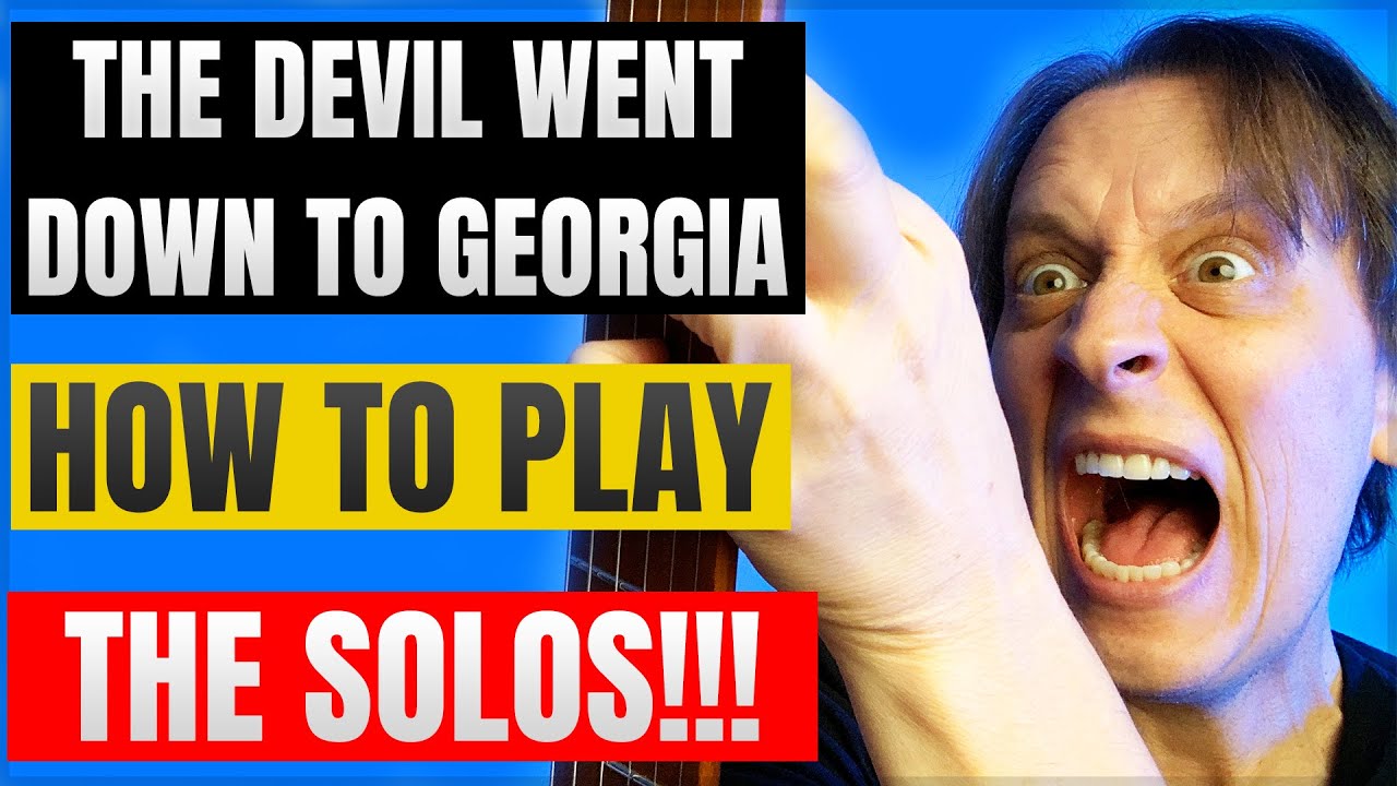 Steve Ouimette: The Devil Went Down To Georgia - PART 3 - Devil Solos Guitar Lesson