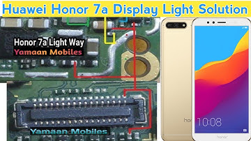 honor 7a display light solution| honor 7a lcd light ways| #YamaanMobiles