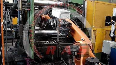 KUKA Robot RAS-Skordos - Die Casting application. Installed in VIORAL