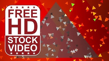 Free Stock Videos - abstract animated colorful triangles falling slowly seamless loop