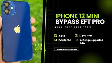 EFT PRO first time in the world Bypass your any iPhone XS to 17 pro max in just one click 100% 