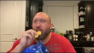 ryback  eats chips for 2 minutes and 55 seconds