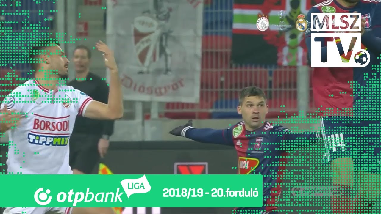 Mol Vidi FC – DVTK | 1-2 | (1-2) | OTP Bank Liga | 20. forduló | MLSZTV