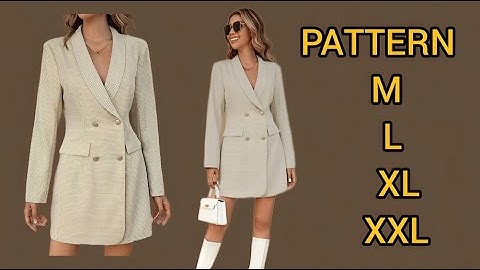 2025 Formal Jacket Pattern🧵🪡 | Quick & Easy Sewing Guide for Beginners 👗✂️