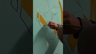 Mural Process For Nieman Marcus #artwork #muralpainting #murals #painting