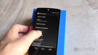 Nexus 5 Android 4.4 Kit Kat Easter Egg
