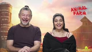 Iman Vellani &amp; Andy Serkis Get Real About Sacrifice, Power &amp; Animal Farm