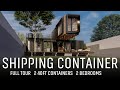 INSIDE a MODERN Shipping Container House