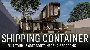 Tiny Home, Big Style: A 2 Bedroom Shipping Container HOUSE TOUR