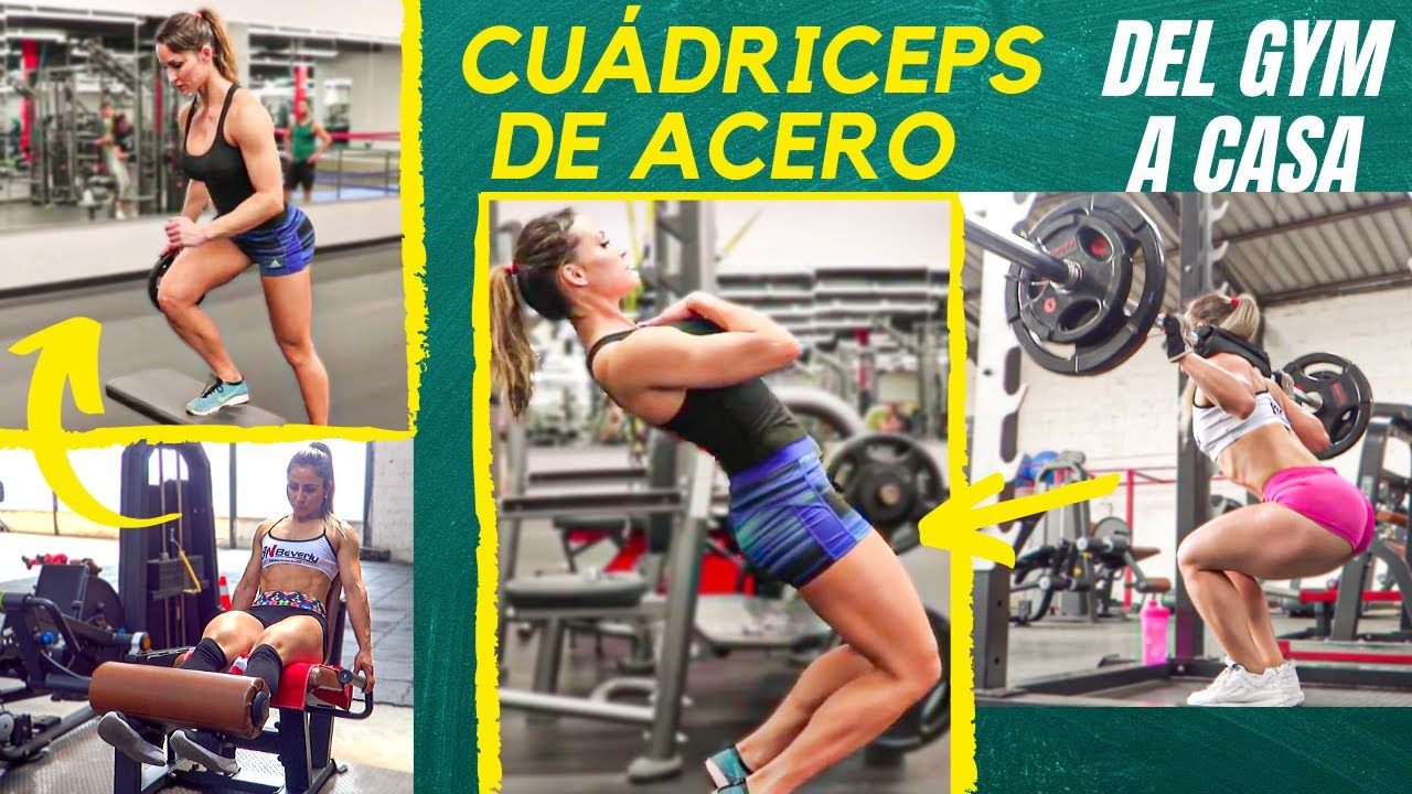 Controlar Perdido Plisado CUÁDRICEPS: ADAPTA ejercicios de GYM a CASA – Cuádriceps Grandes CON o SIN  PESO en Casa - YouTube