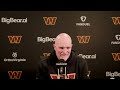 HC Dan Quinn Speaks to the Media the Day After the Loss to the Eagles | Washington Commanders