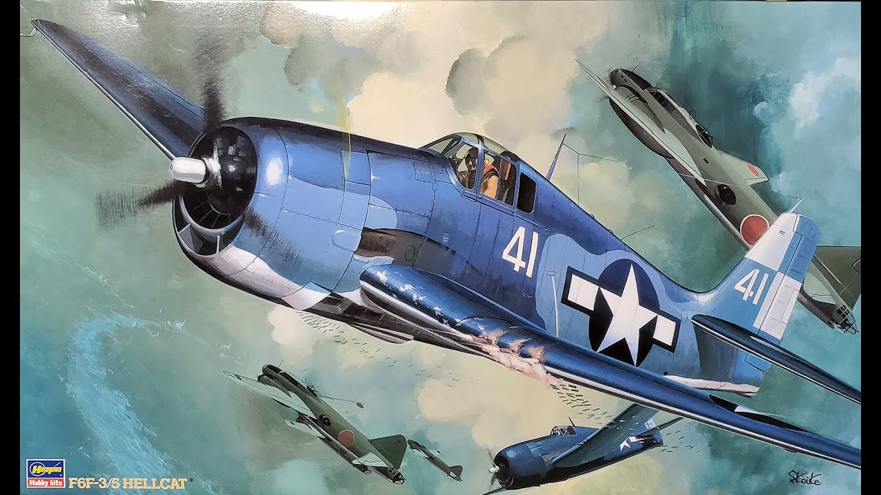 1/32 Hasegawa F6F-3/5 Review/Preview - YouTube