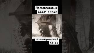 Лесозаготовка СССР 1952г #лесозаготовка #ссср #1952 #лесоруб  #сделановссср #шортс #трактор #пила