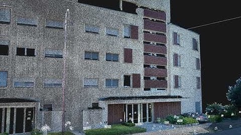 LiDar scanning of building facade for Architectural visualization & BIM