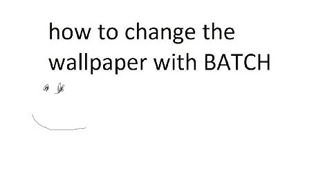 how to change the wallpaper with batch
