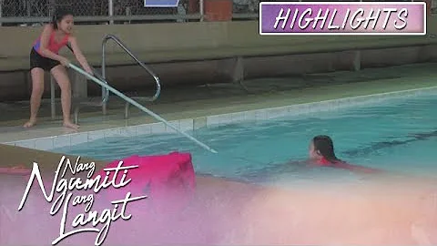 Mikmik saves Amber from drowning | Nang Ngumiti An...