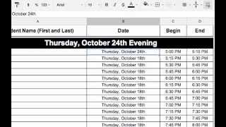Fall Conference Schedule Date Change