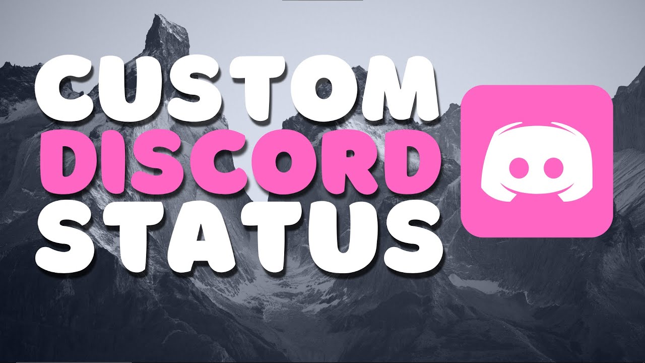 How to Set Custom Status on Discord - YouTube