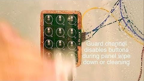 Capacitive Touch Keypad in Rain with CapTIvate  Technology