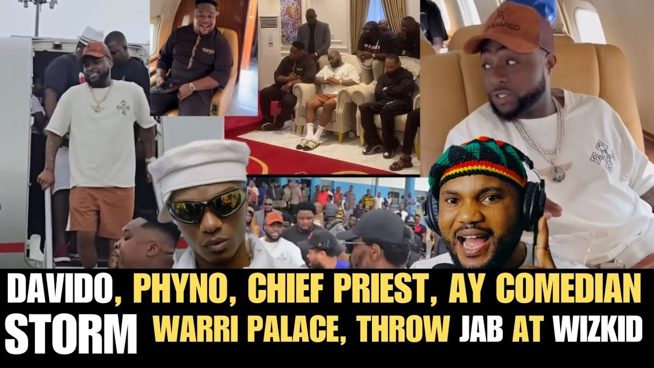 Davido, Phyno, Chief Priest, AY Comedian, Did This Celebrity Beef Go TOO FAR? as visit Olu Of Warri