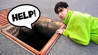 Our Dog FELL INTO THE SEWER!