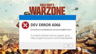 How to fix Dev Error 6066 - Call of Duty Modern Warfare Warzone