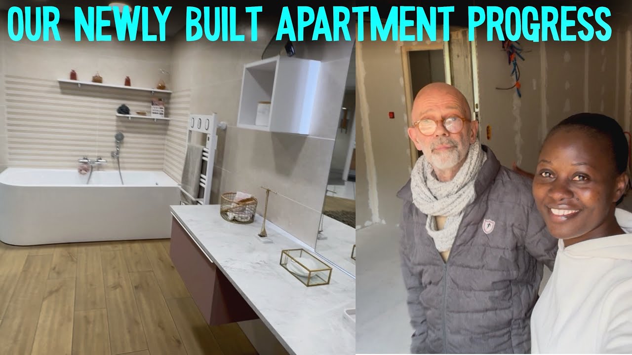 Massive Step !! New Look Of Our Newly Built apartment || Bathroom tiles and interior wall painting