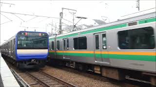 【フルHD】JR横須賀線、東海道新幹線 通過シーン集 1
