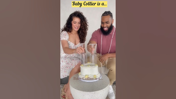 Cute Collier family baby gender reveal is beautifu 🥰 Watch from the link in the post 👇🏽