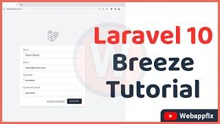 Laravel Breeze | Breeze Laravel | Laravel Breeze Tutorial | Laravel Breeze Install | Laravel 10 Auth