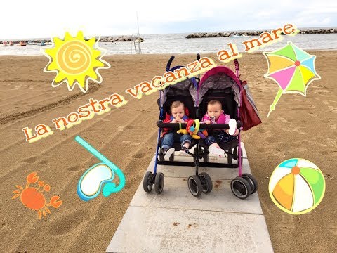 Vlog Vacanza al mare coi gemelli Come organizzarsi Mamme di gemelli