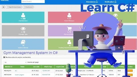 DotNet 7 | BUILD A COMPLETE Gym management System | part 1