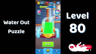 Water Out Puzzle Level 80 Walkthrough 💧 | Step-by-Step Solution | SolutionGuruji