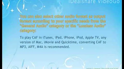 How to Convert CAF to AIFF, M4A, MP3, WAV on Mac or Windows?