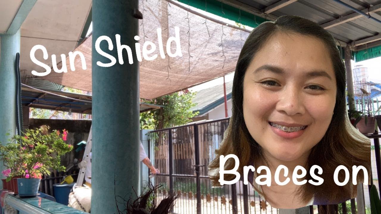 Istalled Sun Shield Net + Braces On 😬 YouTube