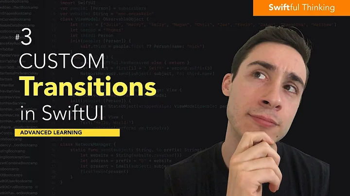 How to create custom Transitions in SwiftUI | Advanced Learning #3