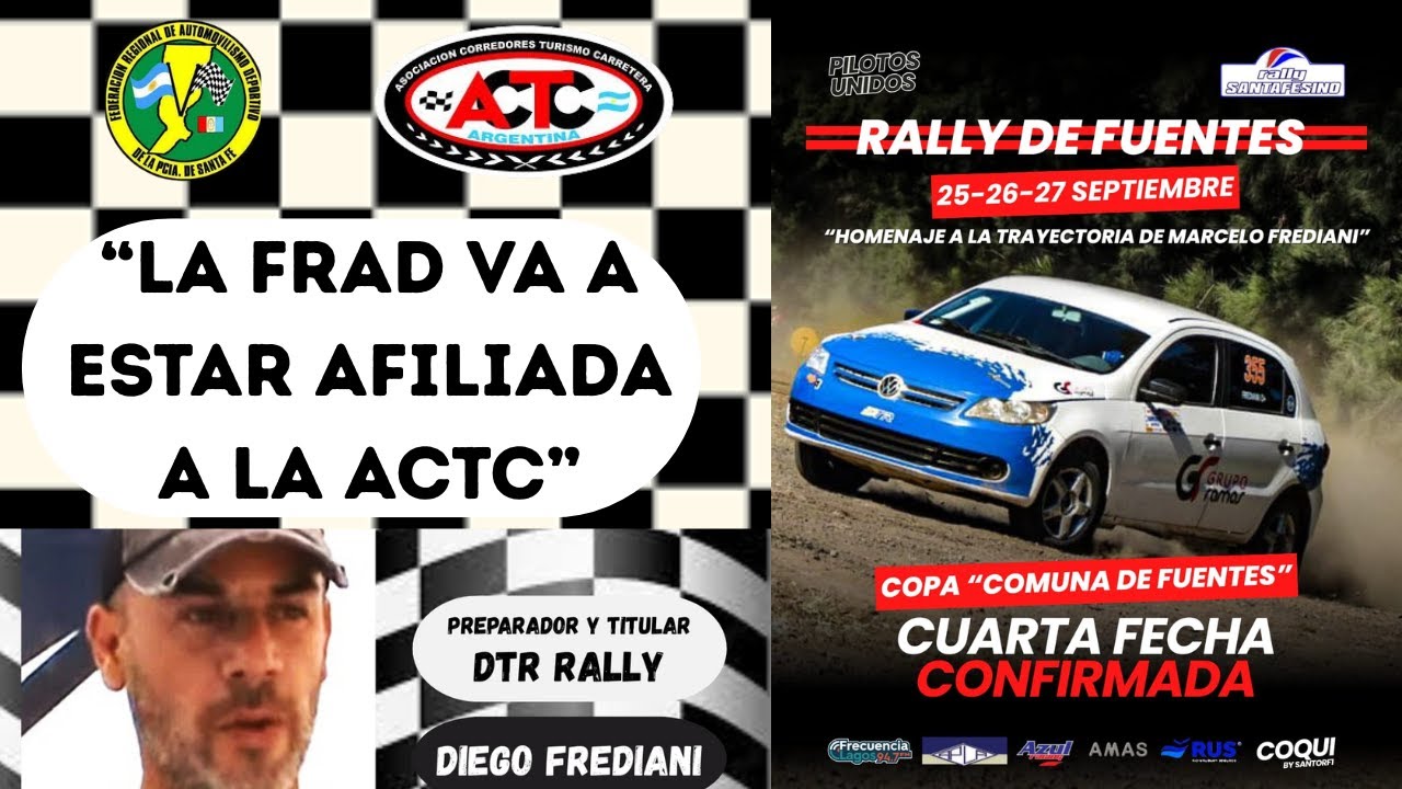 RALLY DE FUENTES (FRAD SANTA FE/ ACTC) - Diego Frediani - YouTube