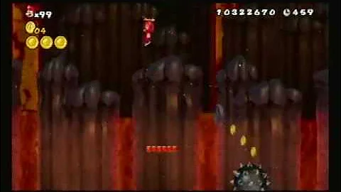 New Super Mario Bros Wii Walkthrough World 8 - 2