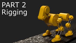 Blender Tutorial: Robot Dog Animation Part 2 - Rigging
