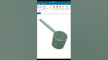 Spoon design in Siemens Nx surface modeling |Siemens Nx Surface tutorial #siemensnx #cad #shorts #3d