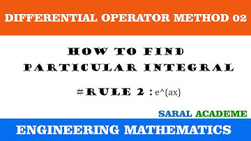 Differential Equations || D Operator Method 02 : For e^ax  || ENGINEERING MATHEMATICS || GATE ||