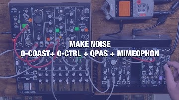 Make Noise 0-Coast + 0-CTRL + QPAS + Mimeophon