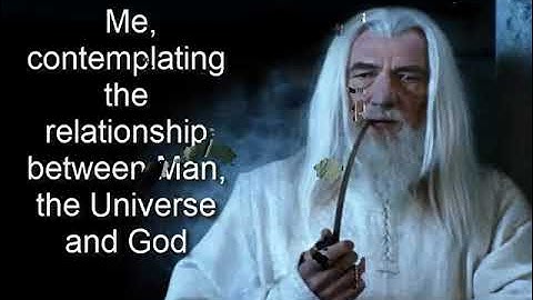 Contemplating the Man, Universe and God; the Microcosm, Mesocosm and Macrocosm