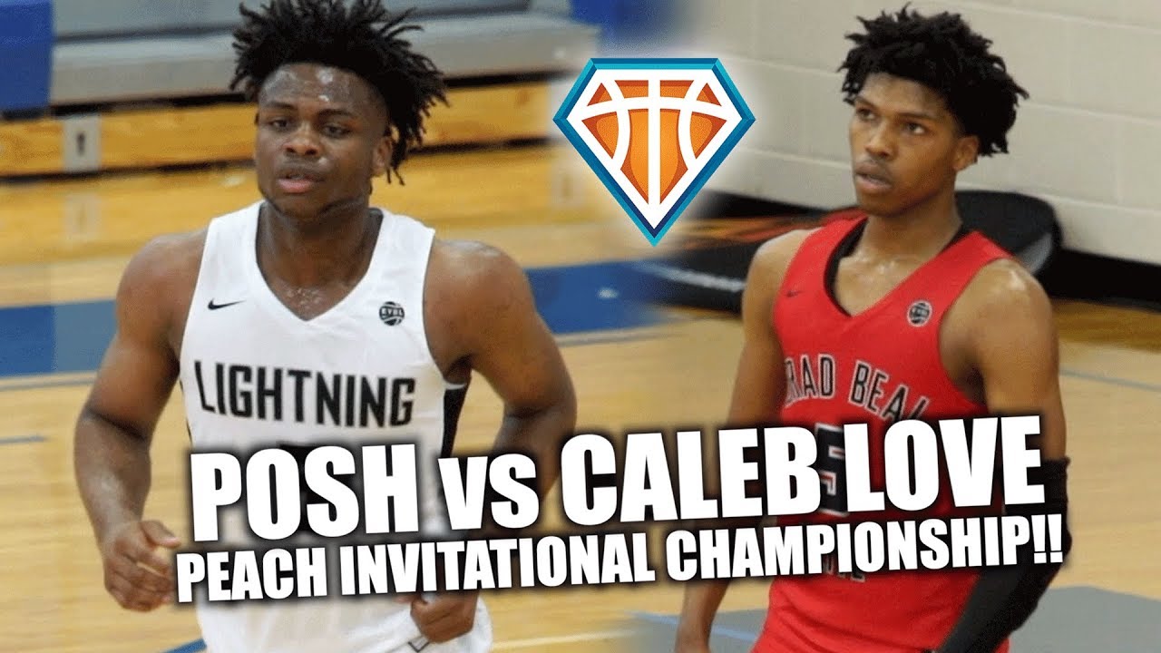 CALEB LOVE vs POSH ALEXANDER!! | Two UNDERRATED Guards Battle for Peach Invitational Championship