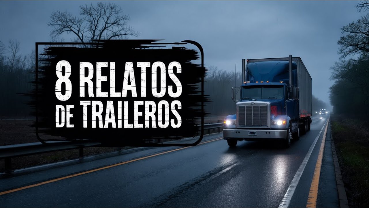 8 HISTORIAS DE TERROR DE TRAILEROS | MARATÓN DE RELATOS EN LAS CARRETERAS
