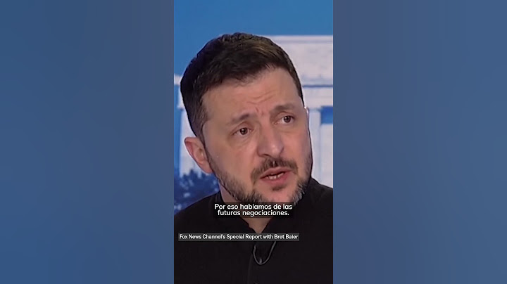 ZELENSKI, tras su discusión con TRUMP: "No ha estado bien lo que ha pasado" #shorts