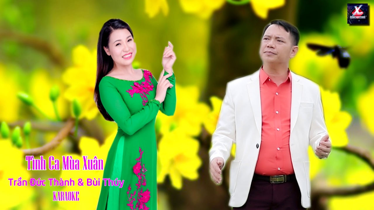 Tình ca mùa xuân Karaoke thiếu giọng nữ YouTube