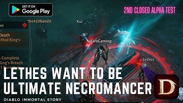 Diablo Immortal - Crusader Gameplay - Helps Xul Prevent Lethes to Has Leoric Power - No Commentary