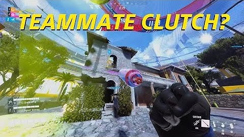 Teammate makes the right split second moves